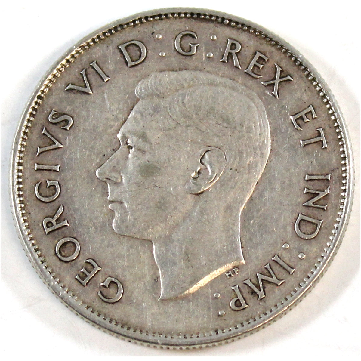 1947 Straight 7 Canada 50-cents VF-EF (VF30)