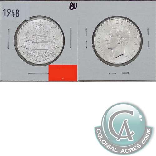 1948 Canada 50-cents Brilliant Uncirculated (MS63) $