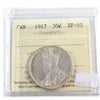 1917 Canada 50-cents ICCS Certified EF40