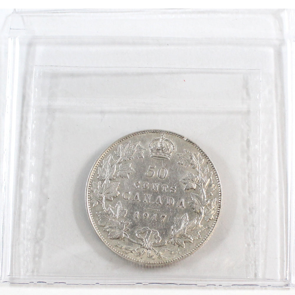 1917 Canada 50-cents ICCS Certified EF40