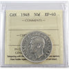 1948 Canada 50-cents ICCS Certified EF40