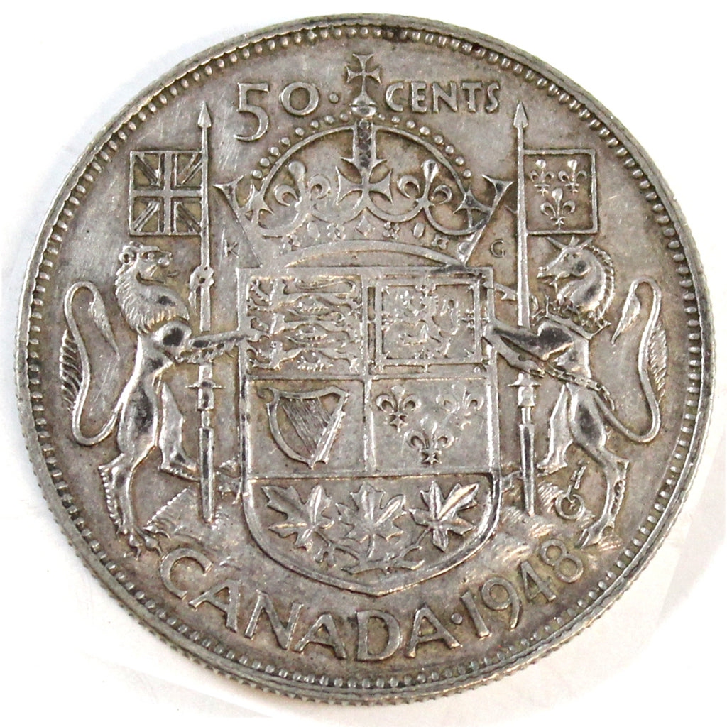 1948 Canada 50-cents VF-EF (VF30) $