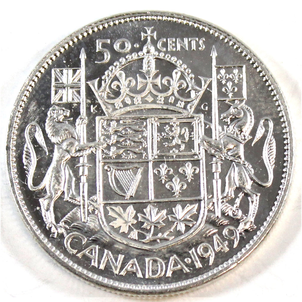 1949 Canada 50-cents Brilliant Uncirculated (MS63) $