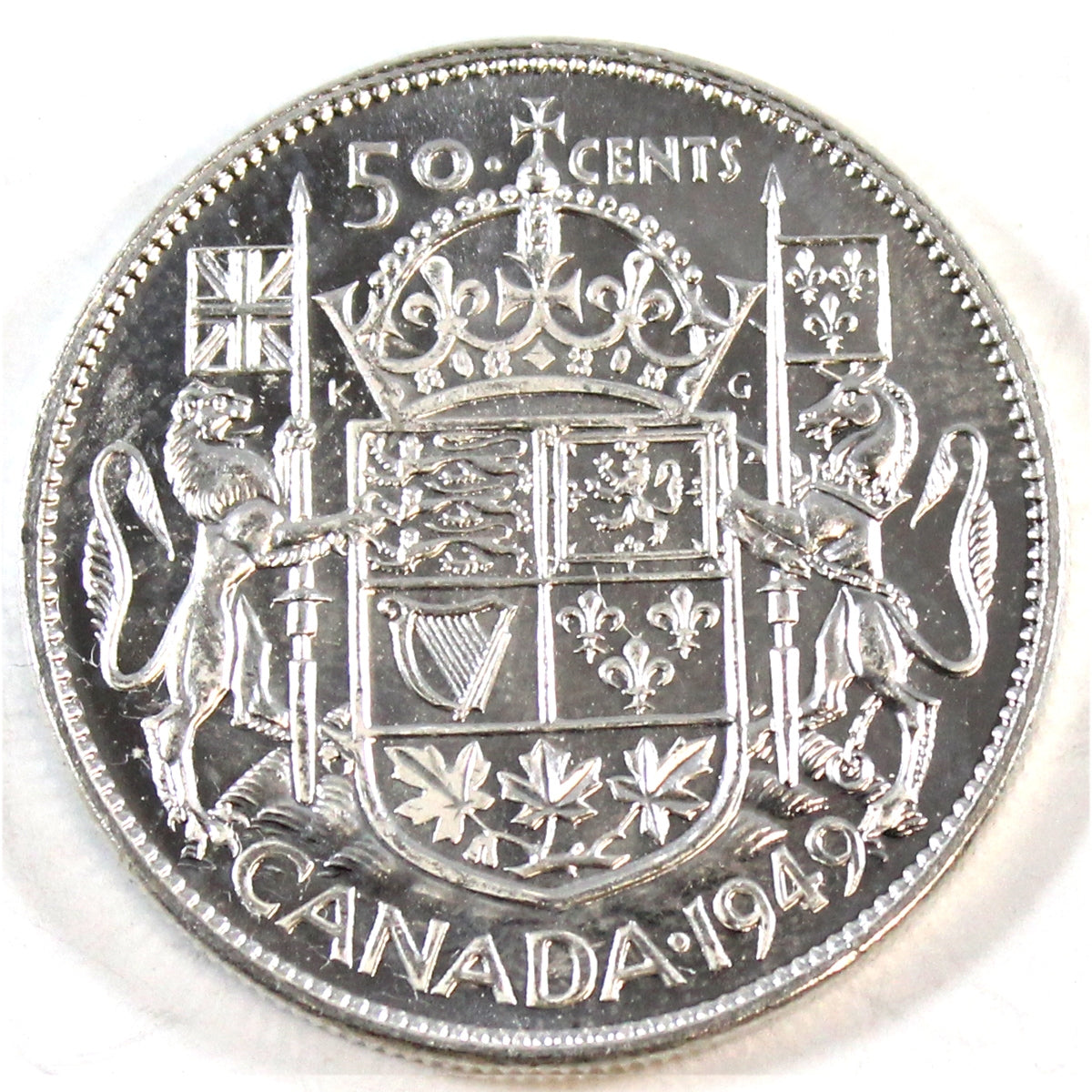 1949 Canada 50-cents Brilliant Uncirculated (MS63) $