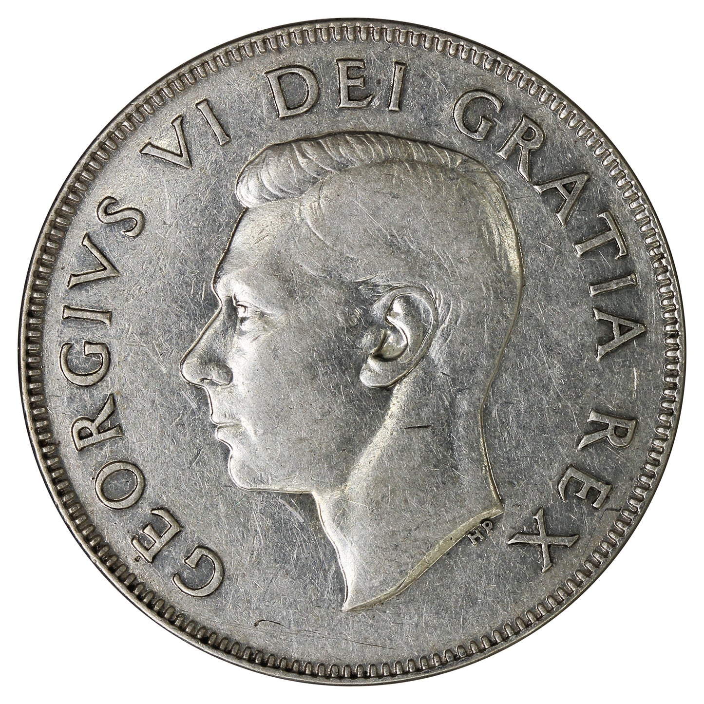 1949 Hoof Over 9 Canada 50-cents F-VF (F15)
