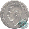 1950 No Design Canada 50-cents VF-EF (VF-30)