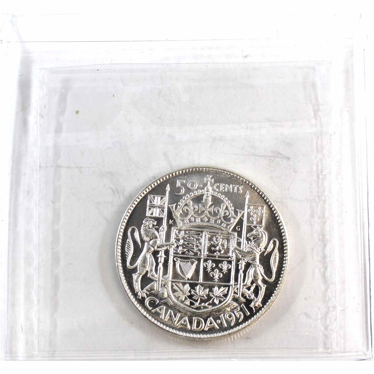 1951 Canada 50-cents ICCS Certified MS64