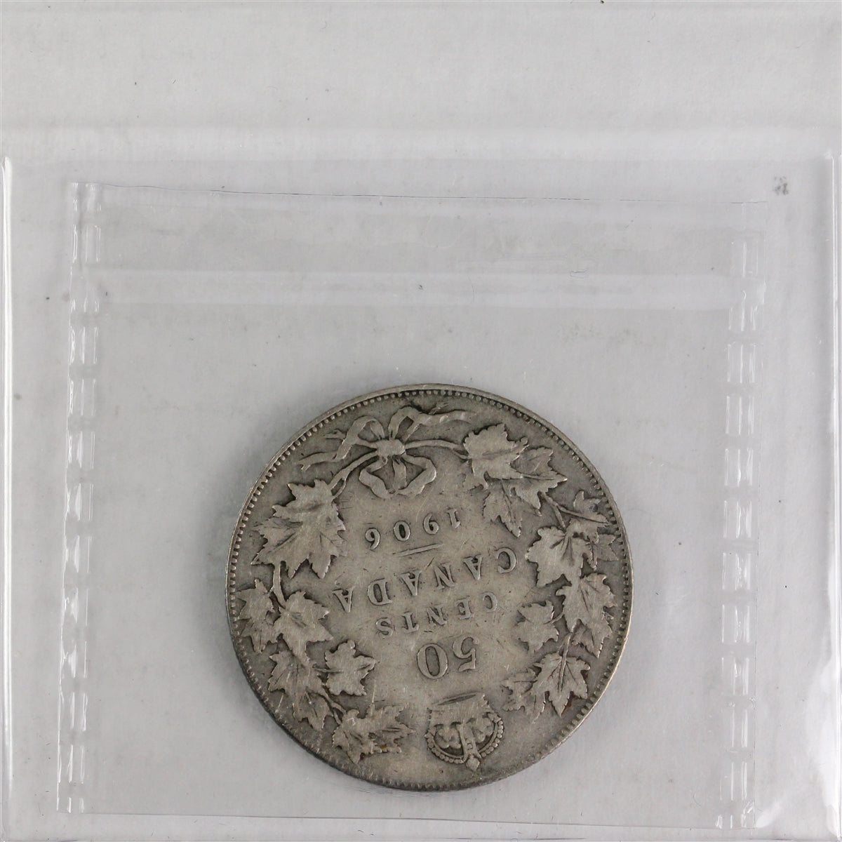1906 Canada 50-cents ICCS Certified F12