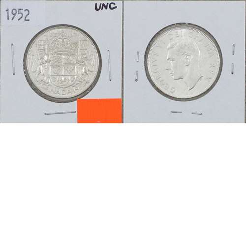 1952 Canada 50-cents Uncirculated (MS60)