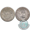 1953 Large Date NSS Canada 50-cents Circulated