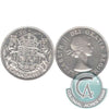 1953 Small Date NSS Canada 50-cents Almost Uncirculated (AU50)