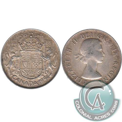1954 Canada 50-cents Very Fine (VF20)