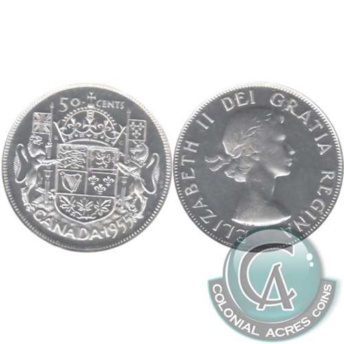 1955 Canada 50-cents Proof Like $