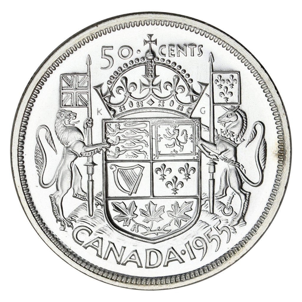 1955 Canada 50-cents Proof Like Cameo $