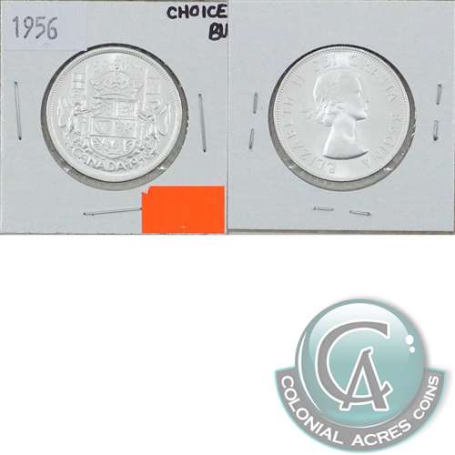 1956 Canada 50-cents Choice Brilliant Uncirulated (MS64)