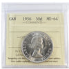 1956 Canada 50-cents ICCS Certified MS64