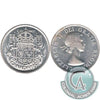 1957 Canada 50-cents Almost Uncirculated (AU50)