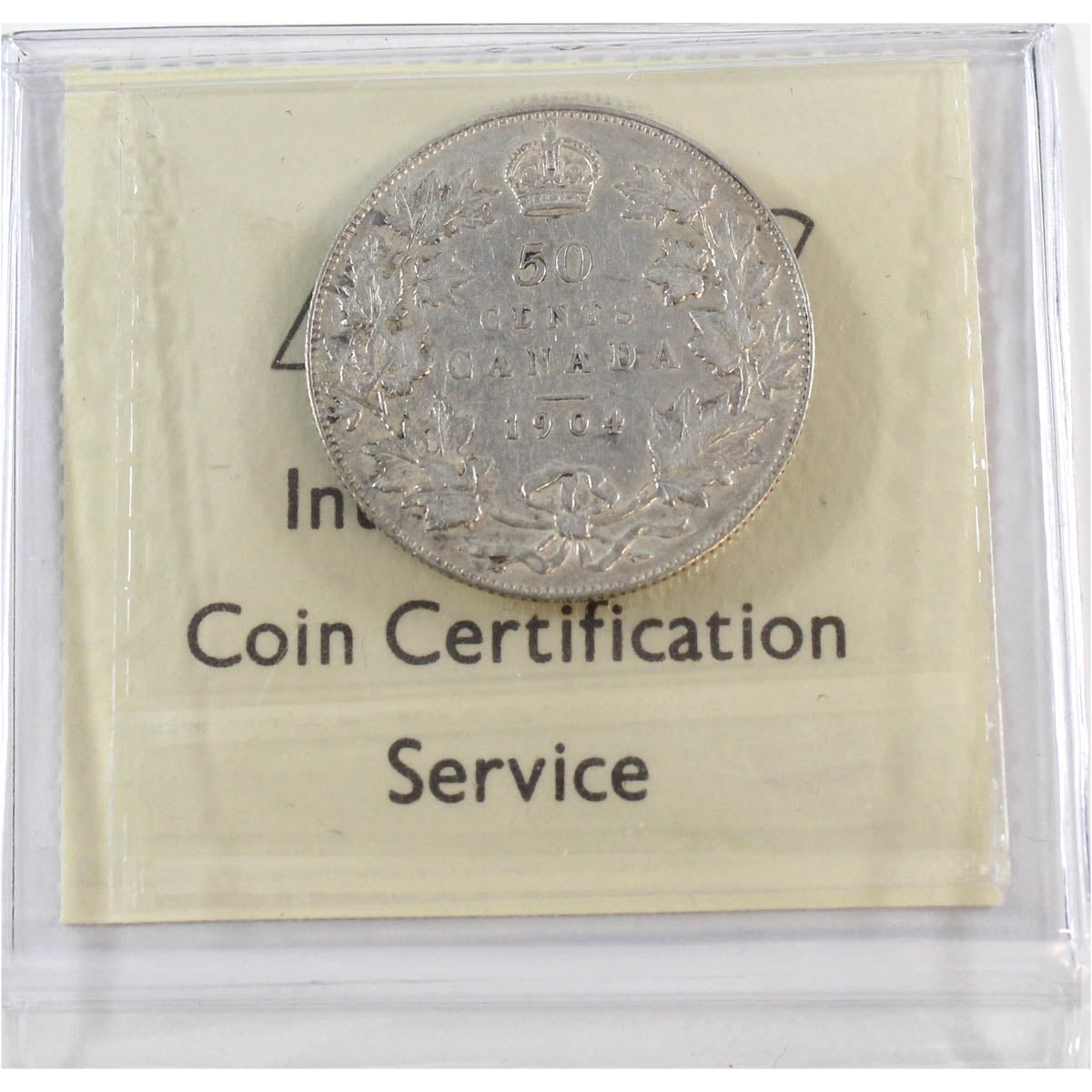 1904 Canada 50-cents ICCS Certified EF40