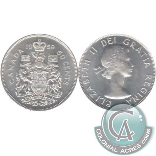 1959 Canada 50-cents Brilliant Uncirculated (MS63)