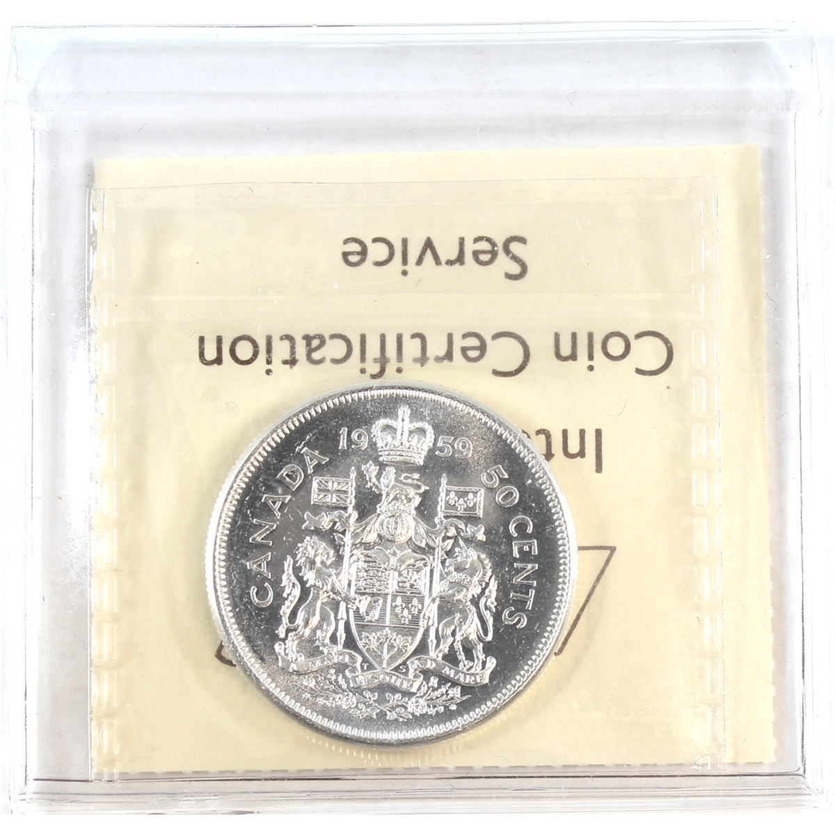 1959 Canada 50-cents ICCS Certified MS64