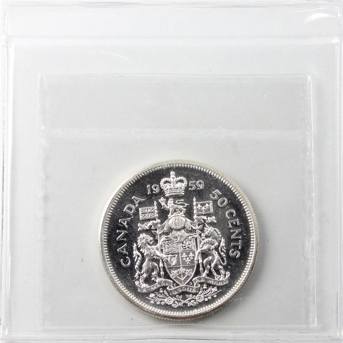 1959 Canada 50-cents ICCS Certified PL66 Heavy Cameo
