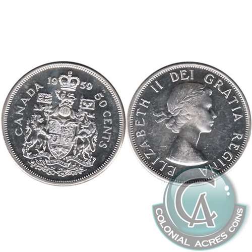 1959 Canada 50-cents Uncirculated (MS60)