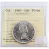 1960 Canada 50-cents ICCS Certified PL66