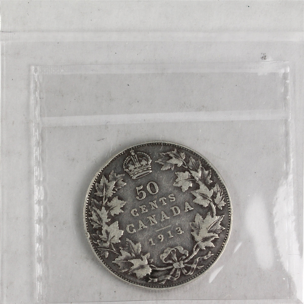 1913 Canada 50-cents ICCS Certified VG10