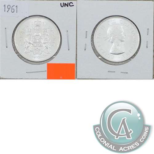 1961 Canada 50-cents Uncirculated (MS60)