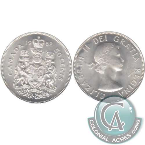 1962 Canada 50-cents Brilliant Uncirculated (MS63)