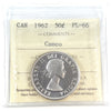 1962 Canada 50-cents ICCS Certified PL66 Cameo