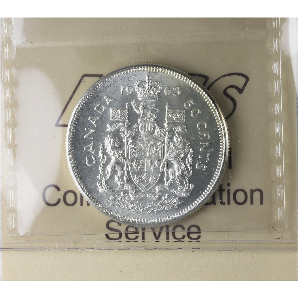 1963 Canada 50-cents ICCS Certified MS64