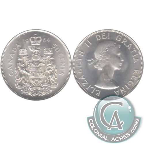 1964 Canada 50-cents Brilliant Uncirculated (MS63)