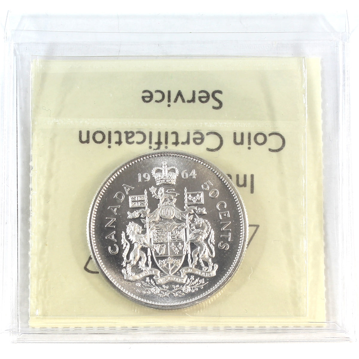 1964 Canada 50-cents ICCS Certified MS64 Cameo