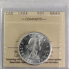 1964 Canada 50-cents ICCS Certified MS65