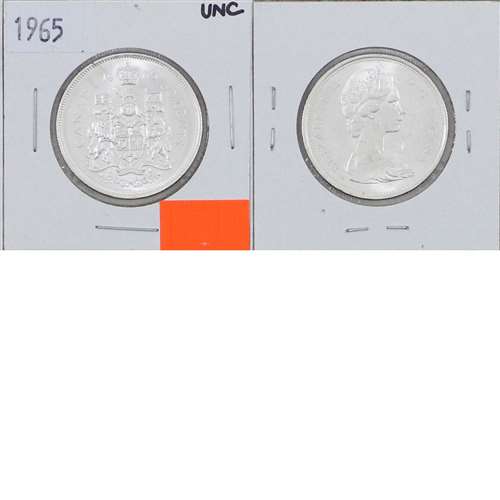 1965 Canada 50-cents Uncirculated (MS60)