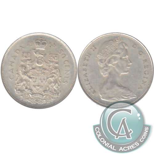 1966 Canada 50-cents Circulated