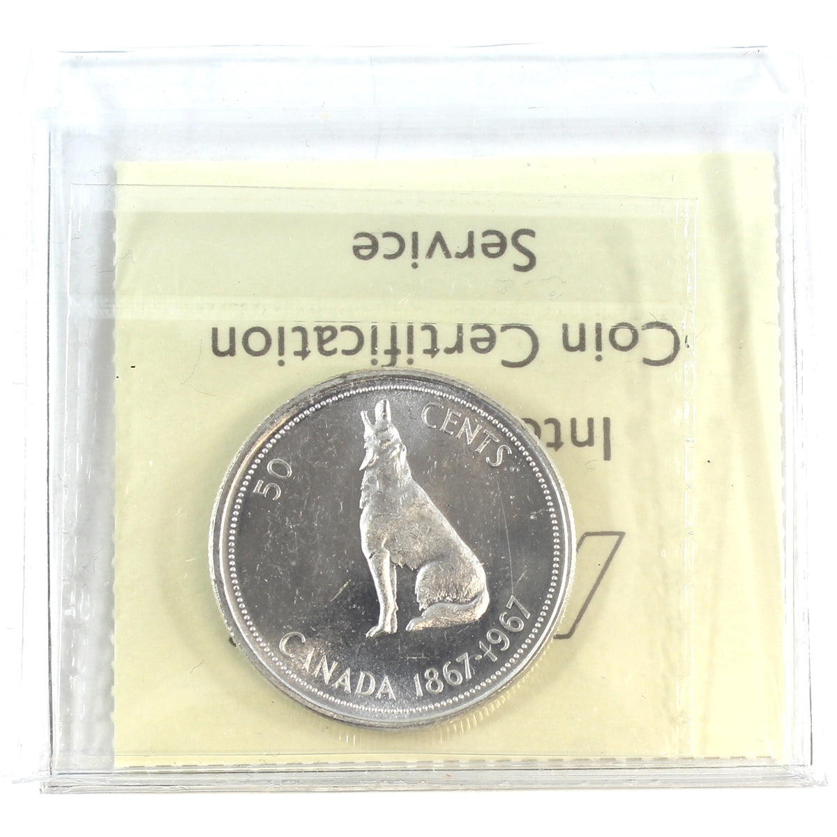 1967 Canada 50-cents ICCS Certified MS63