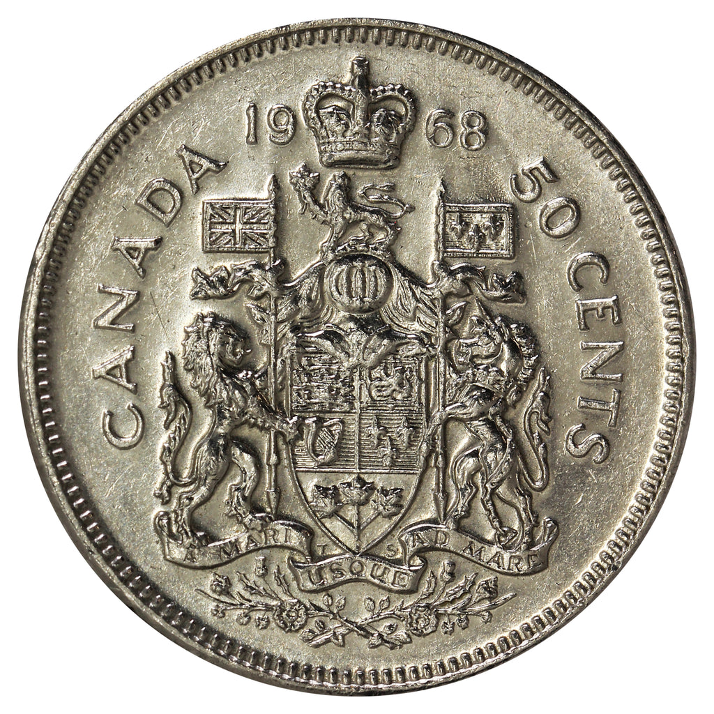 1968 Canada 50-cents Circulated
