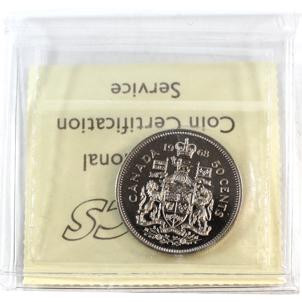 1968 Canada 50-cents ICCS Certified PL66 Heavy Cameo