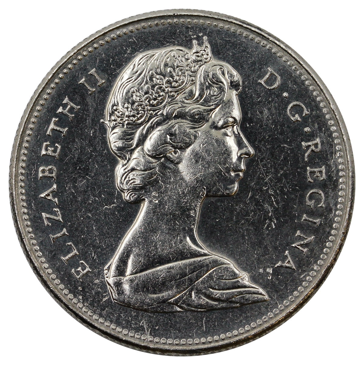 1968 Missing A Canada 50-cents UNC+ (MS62)