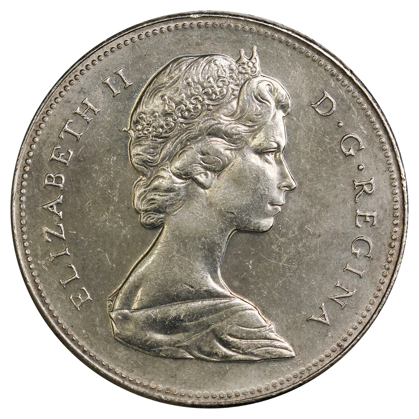 1968 Missing A Canada 50-cents UNC+ (MS62)