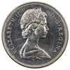 1968 Missing A Canada 50-cents Uncirculated (MS60)