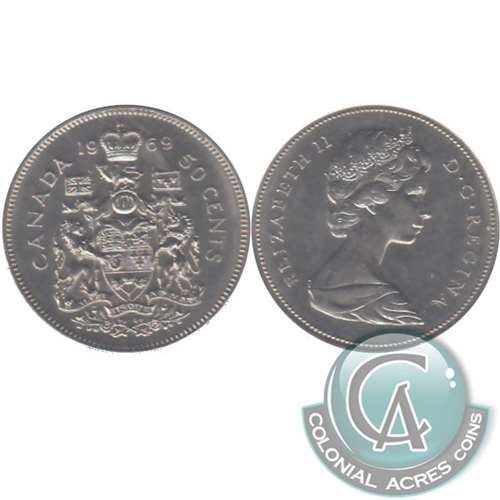 1969 Canada 50-cents Circulated