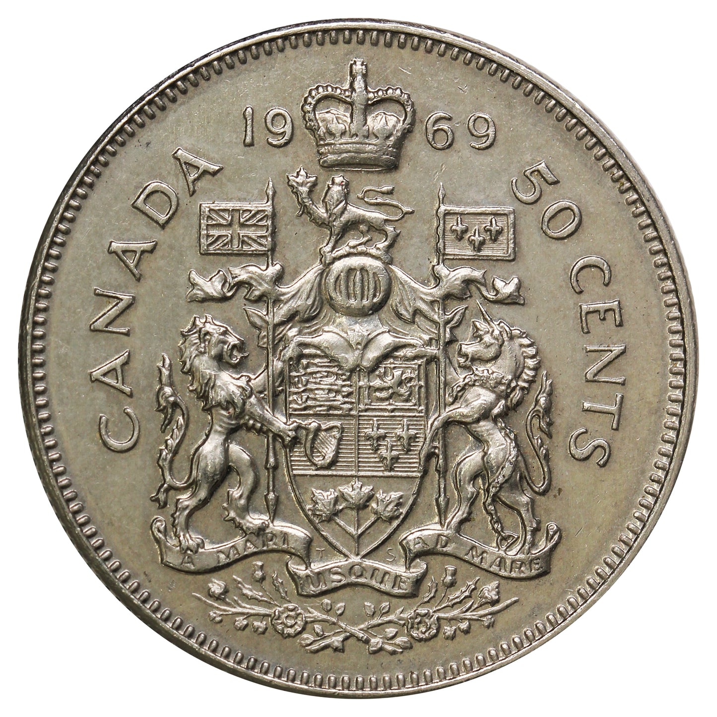 1969 Canada 50-cents Circulated