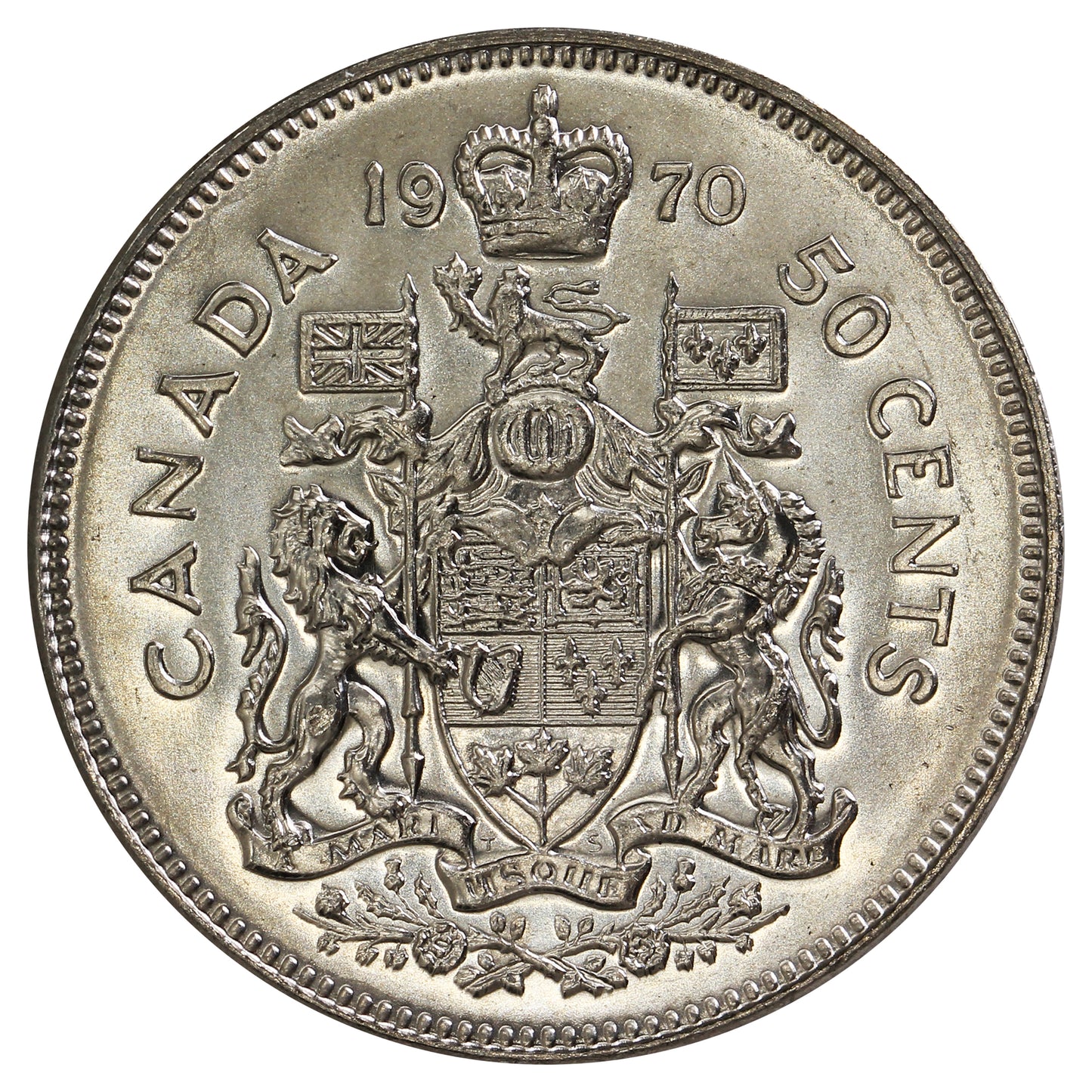 1970 Canada 50-cents Brilliant Uncirculated (MS63)