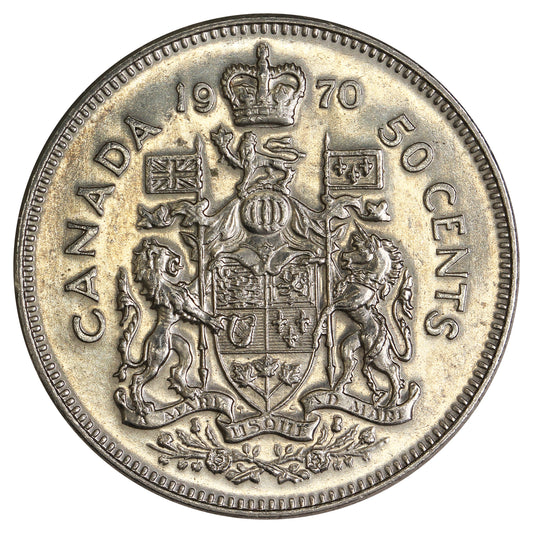 1970 Canada 50-cents Circulated