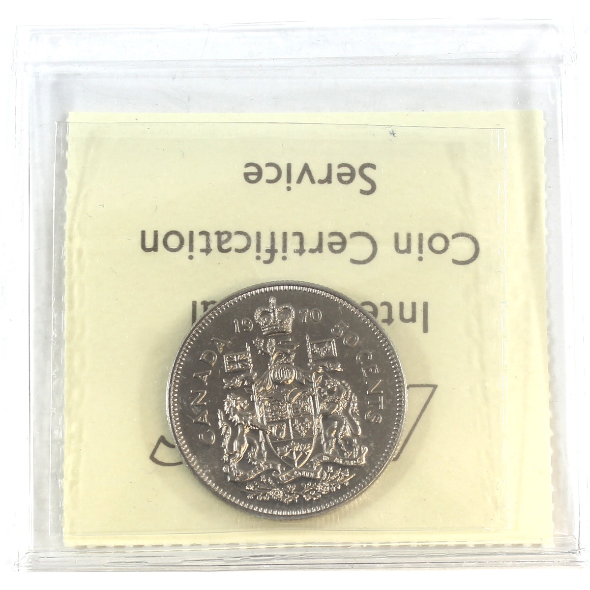1970 Canada 50-cents ICCS Certified MS64