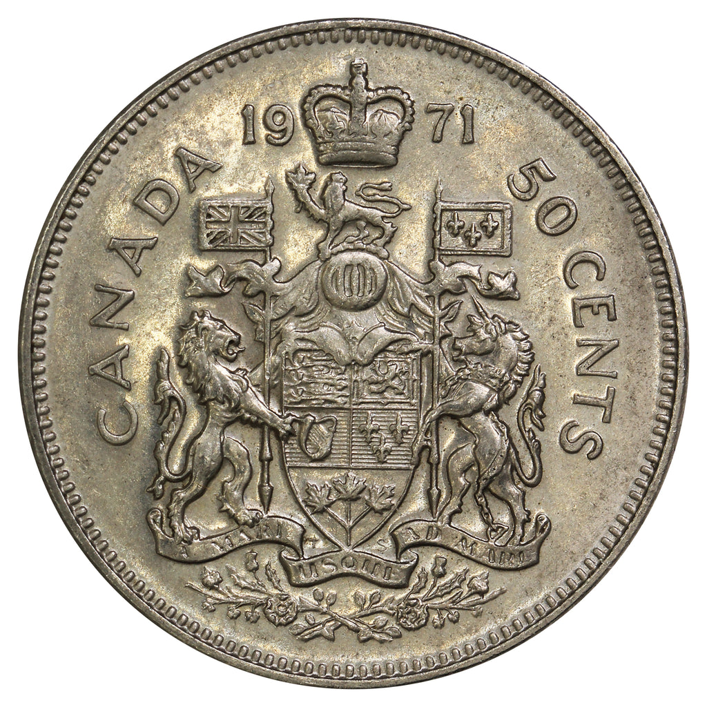 1971 Canada 50-cents Circulated
