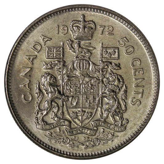 1972 Canada 50-cents Brilliant Uncirculated (MS63)